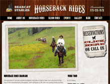 Tablet Screenshot of bearcatstables.com